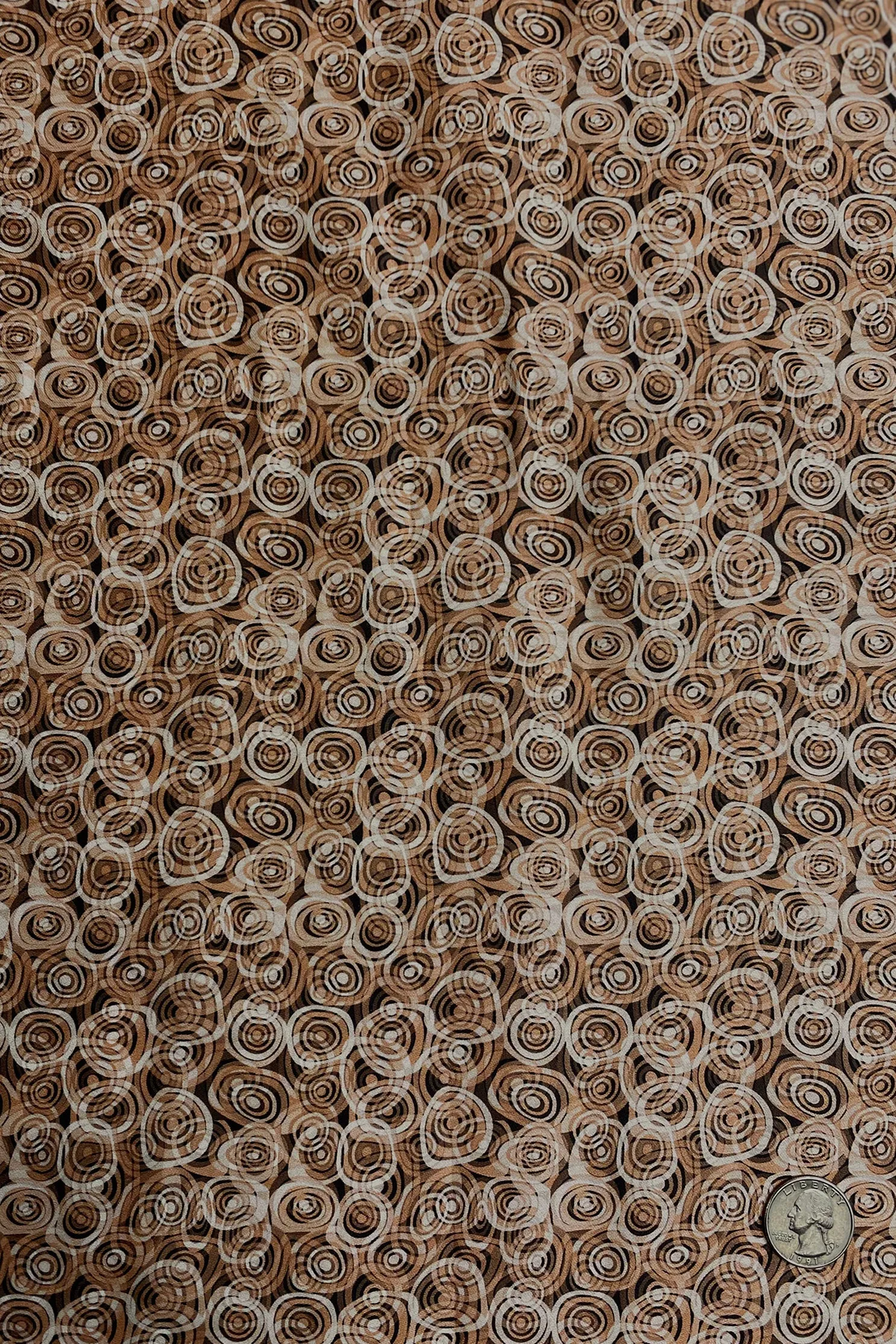 Brown Cotton Digital Prints CDP-019