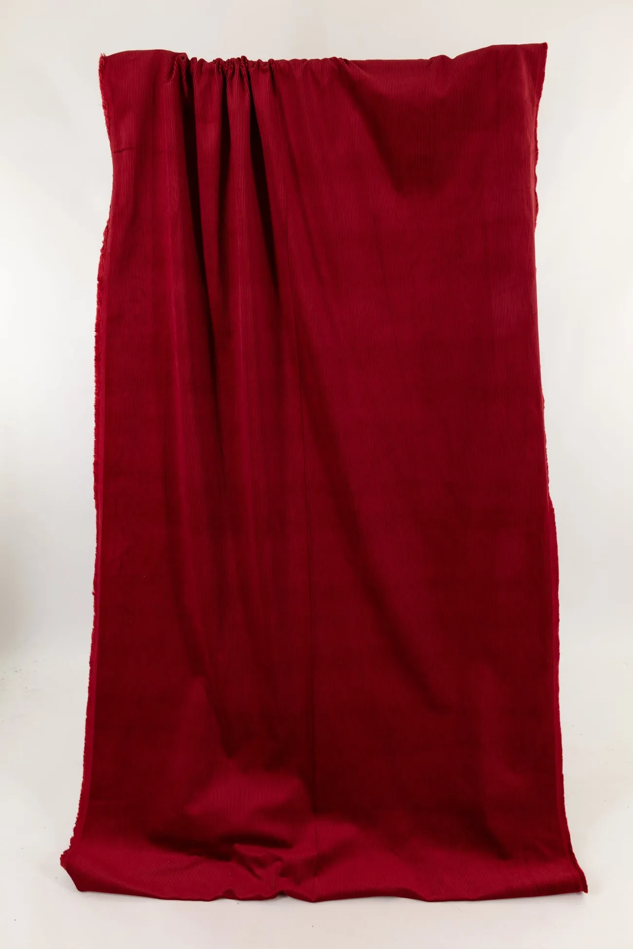 Candy Apple Red Japanese Cotton Corduroy - ENDCUT