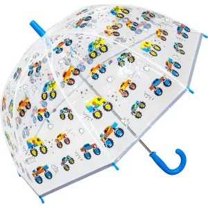 Children's Monster Trucks Print Dome Umbrella
