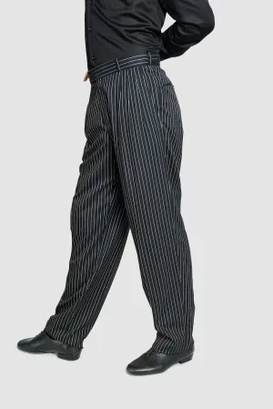 Classic Tango Pants, Black White Stripes
