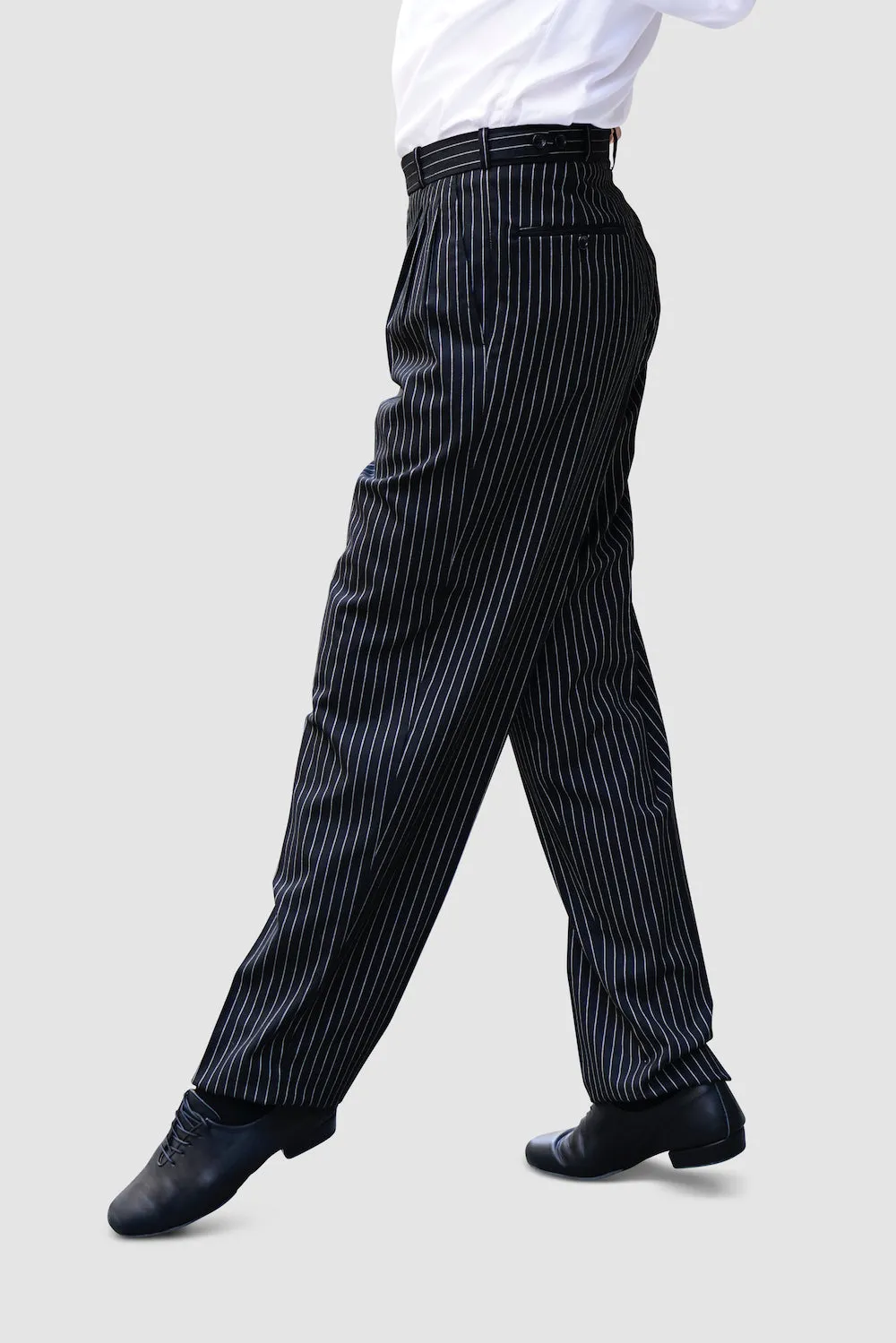 Classic Tango Pants, Black White Stripes