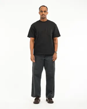 DAD'S FIT PAINTER PANTS BLACK DENIM STONE