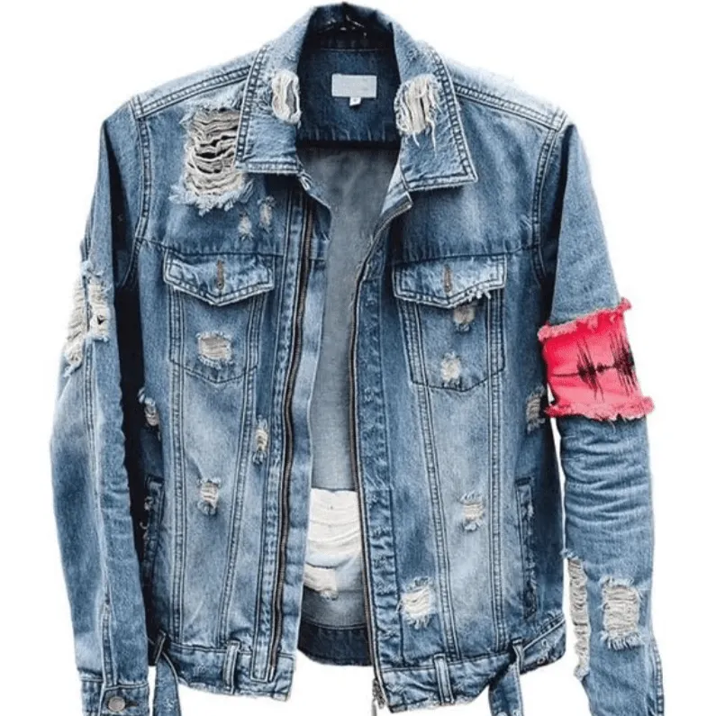 [DESIGNER] Anarchist Denim Jacket, Jean Jacket