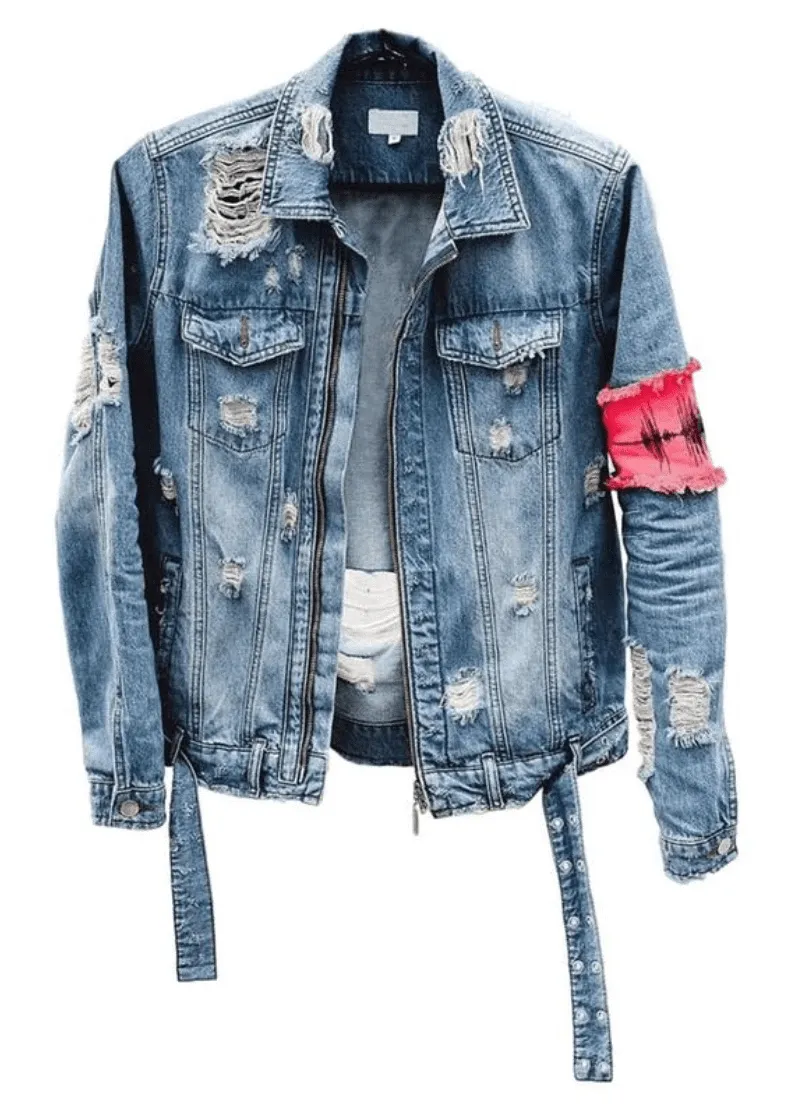 [DESIGNER] Anarchist Denim Jacket, Jean Jacket