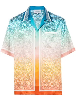 Diamond Monogram silk shirt