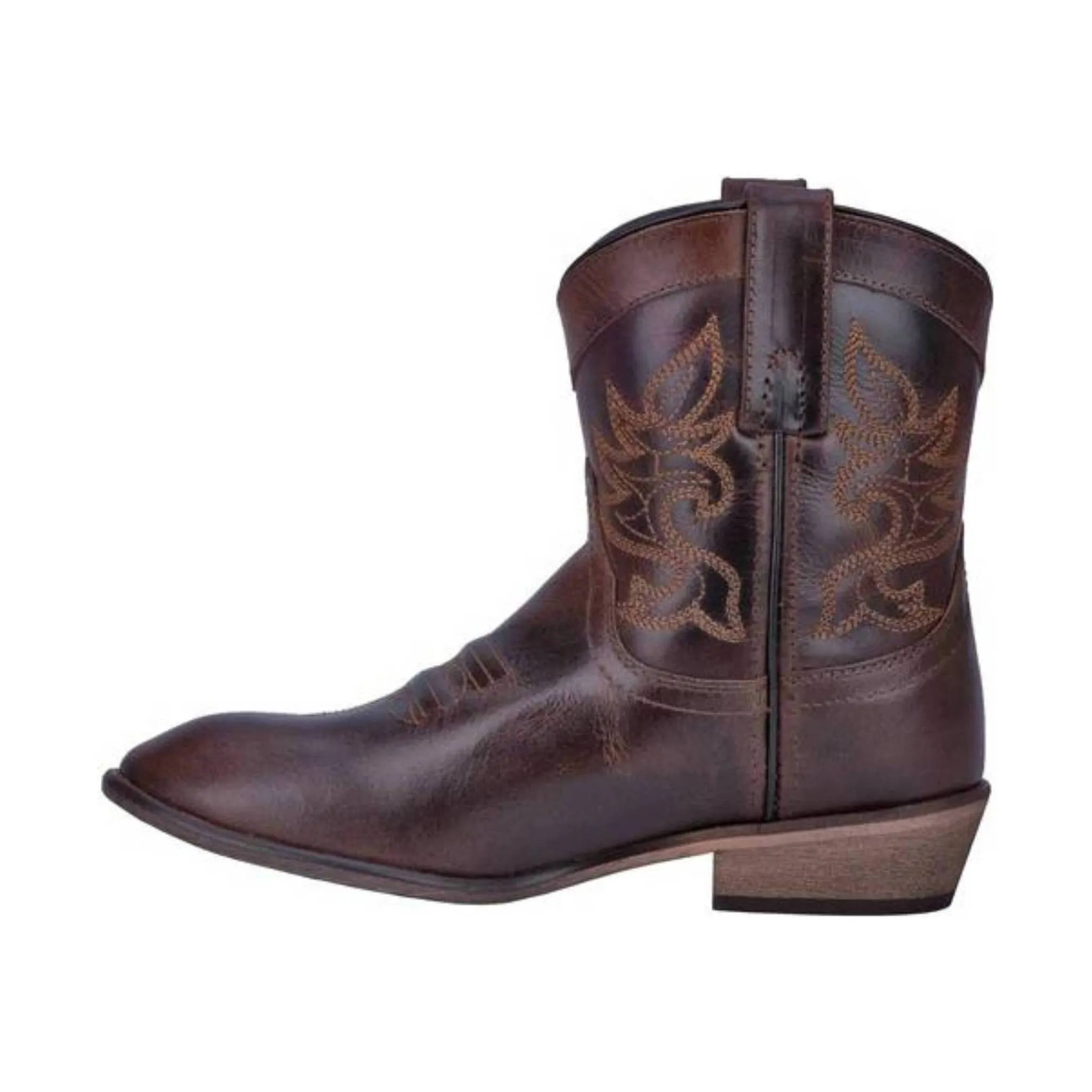 Dingo Women's Willie Boot - Brown Leather