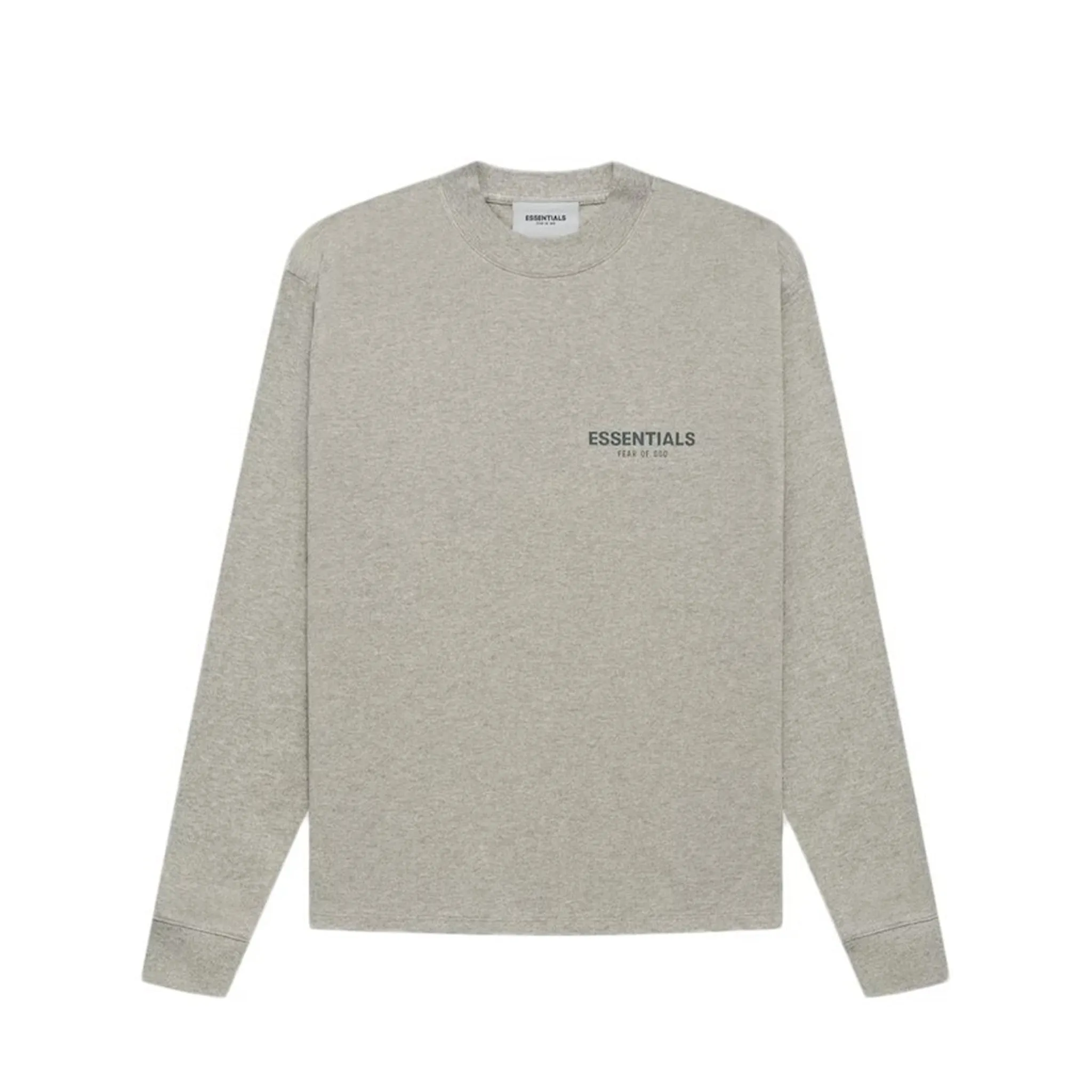 Fear of God Essentials Core Collection L/S T-shirt Dark Heather Oatmeal