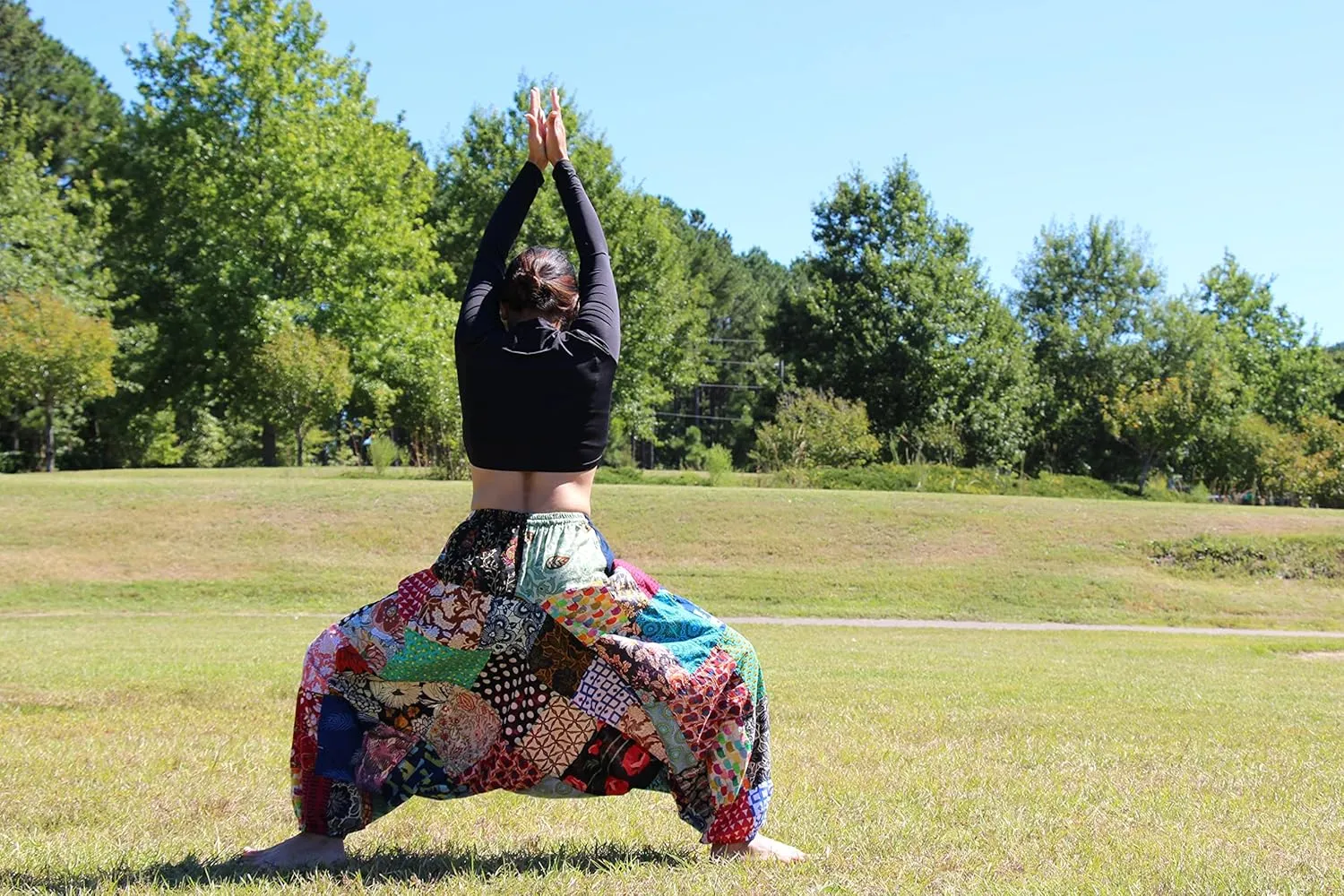 Harem Pants 100% Cotton, Bohemian Yoga Boho Hippie Pants
