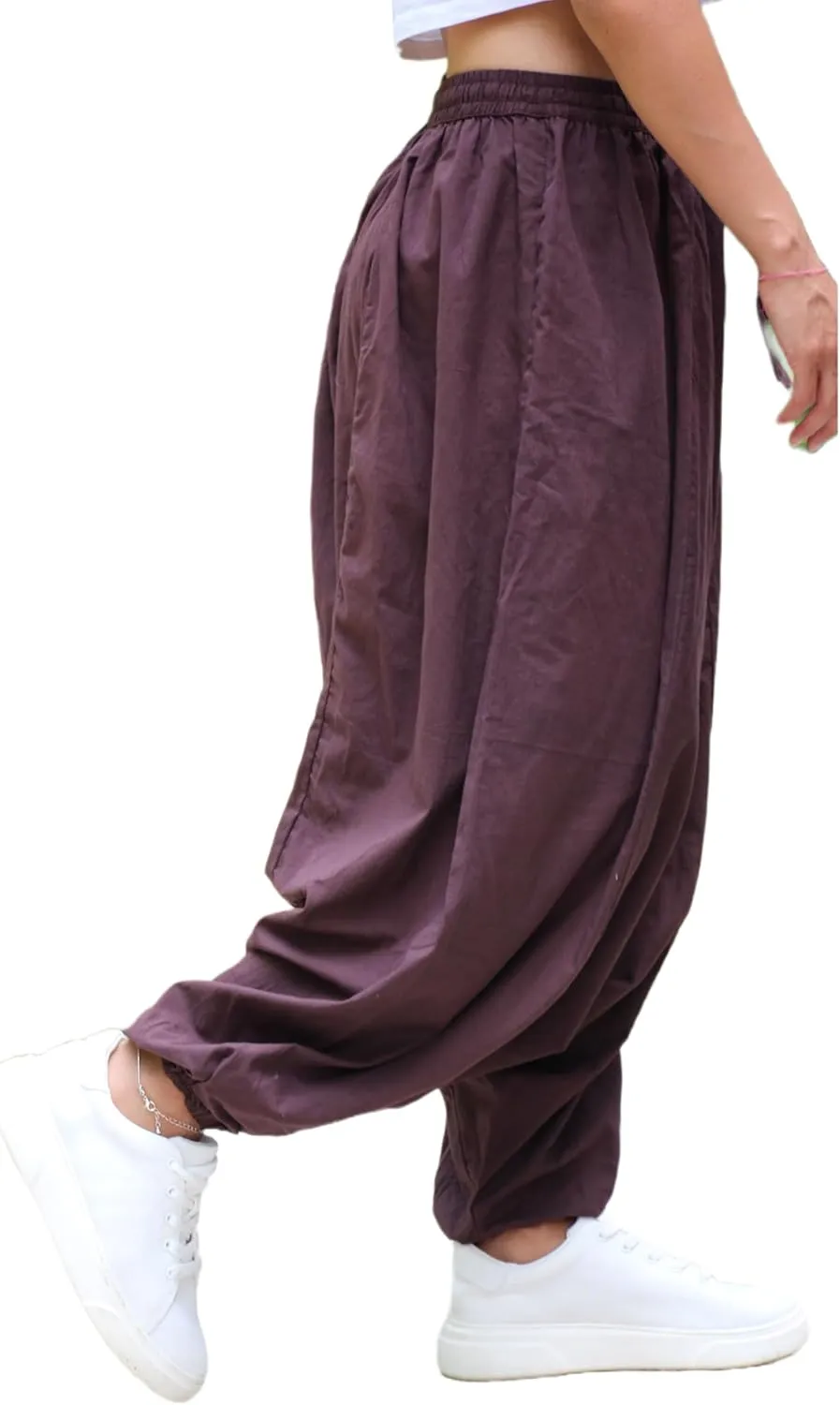 Harem Pants 100% Cotton, Bohemian Yoga Boho Hippie Pants