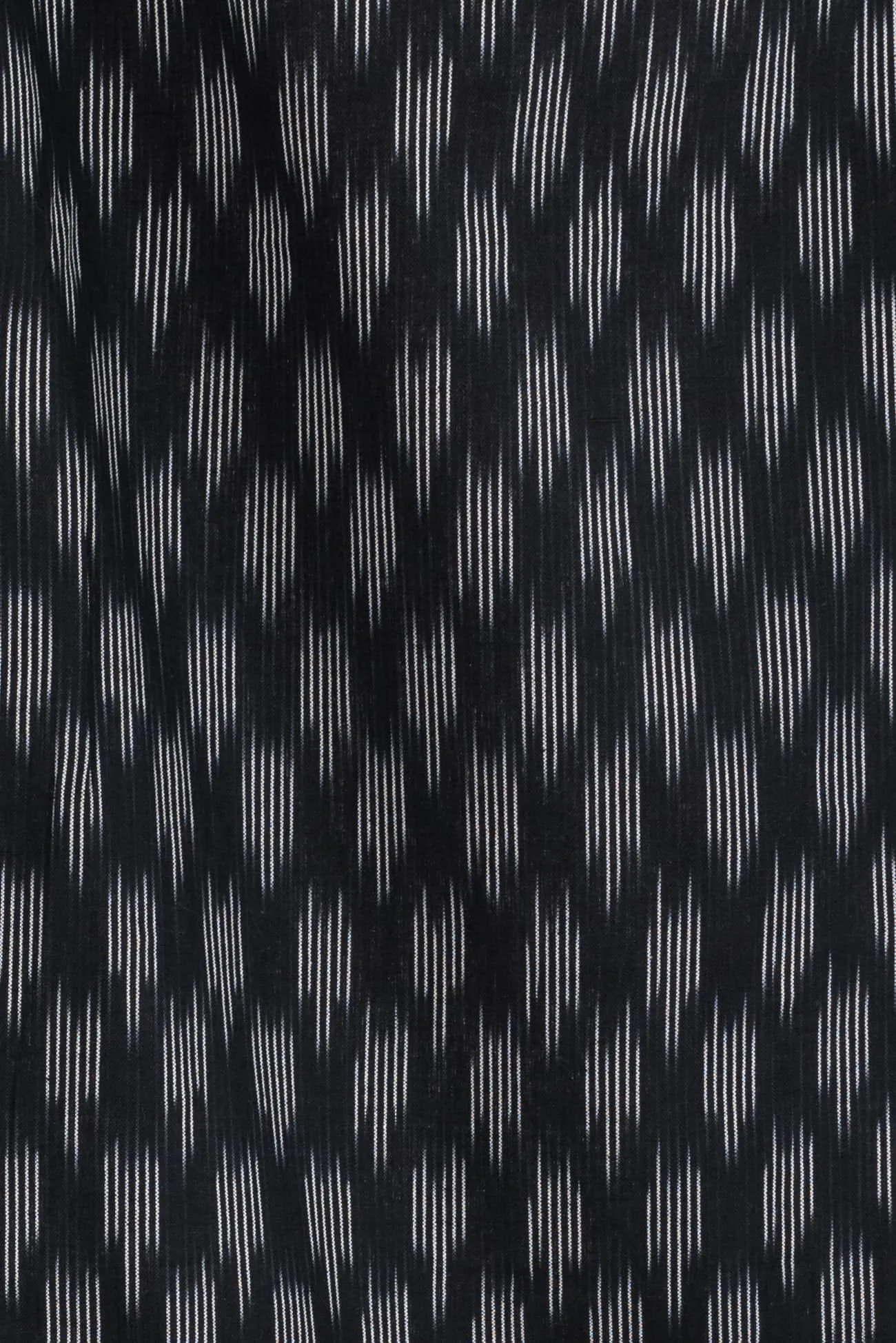 Idris Black Cotton Ikat Woven 2 unit(1  yard)