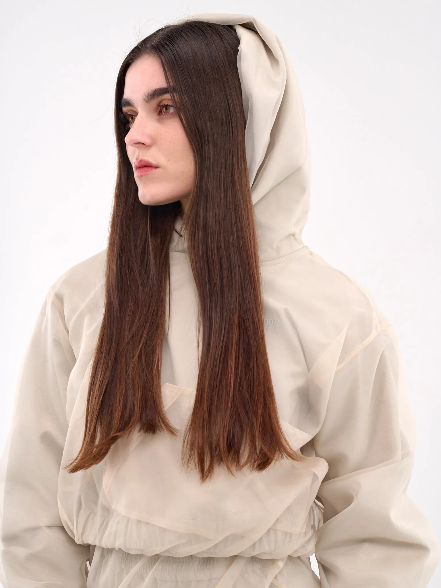 Layered Crop Hoodie (BL0-25-117-W-BEIGE)