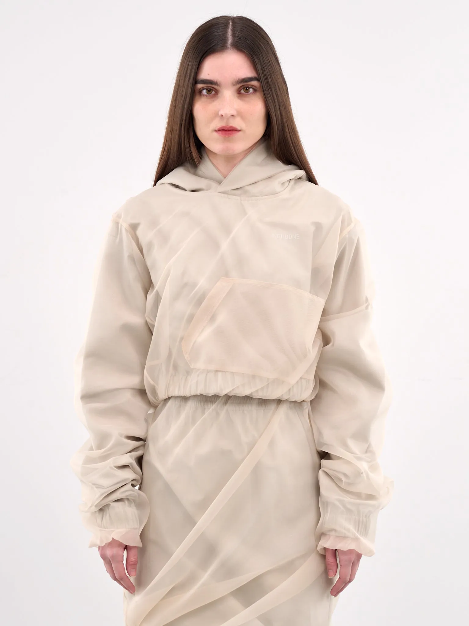 Layered Crop Hoodie (BL0-25-117-W-BEIGE)