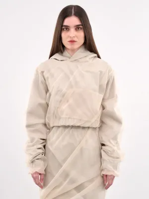 Layered Crop Hoodie (BL0-25-117-W-BEIGE)