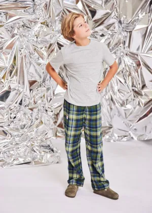 le pajama pants   t-shirt - thyme pablo check
