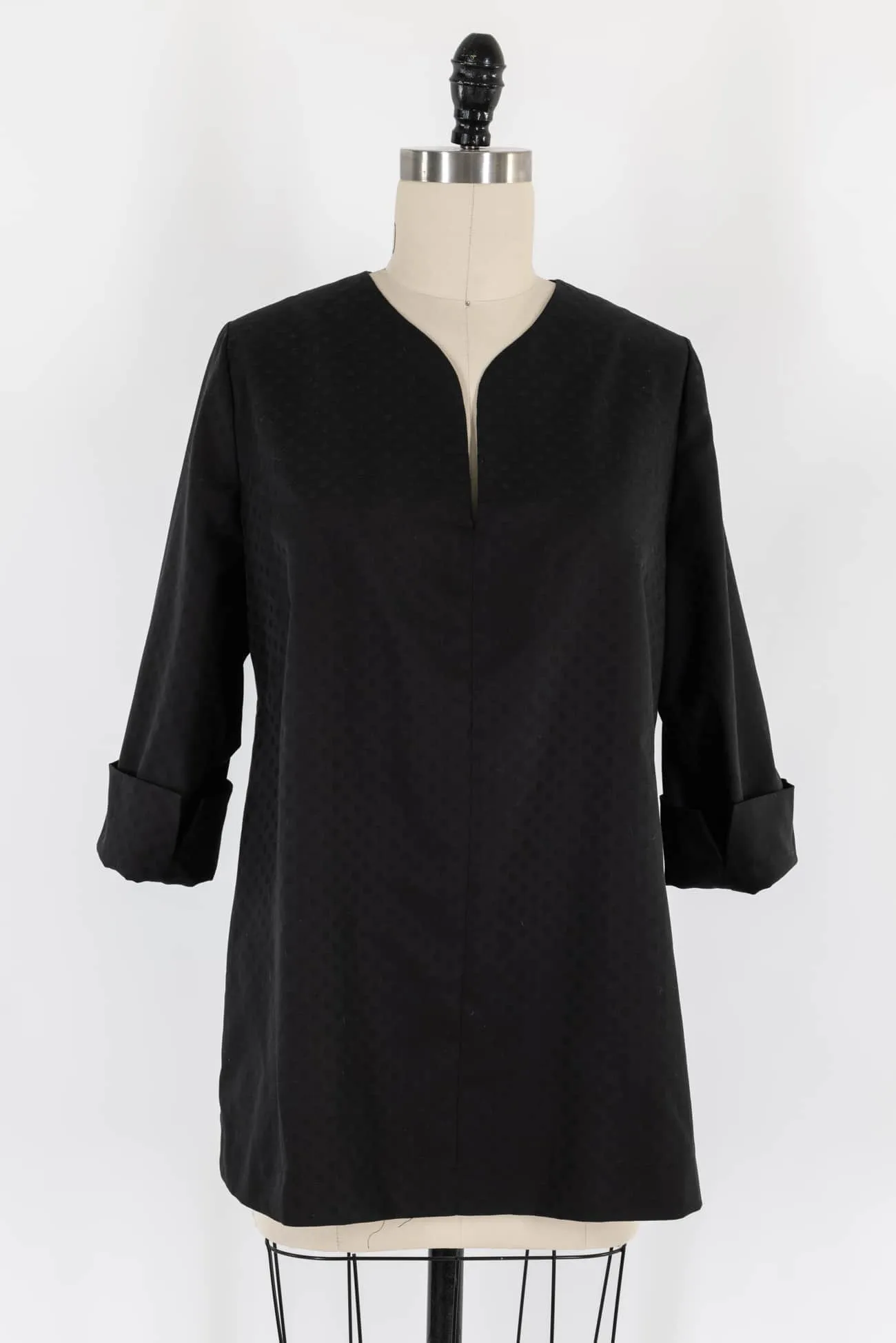 Midnight Dots Japanese Cotton Jacquard - ENDCUT