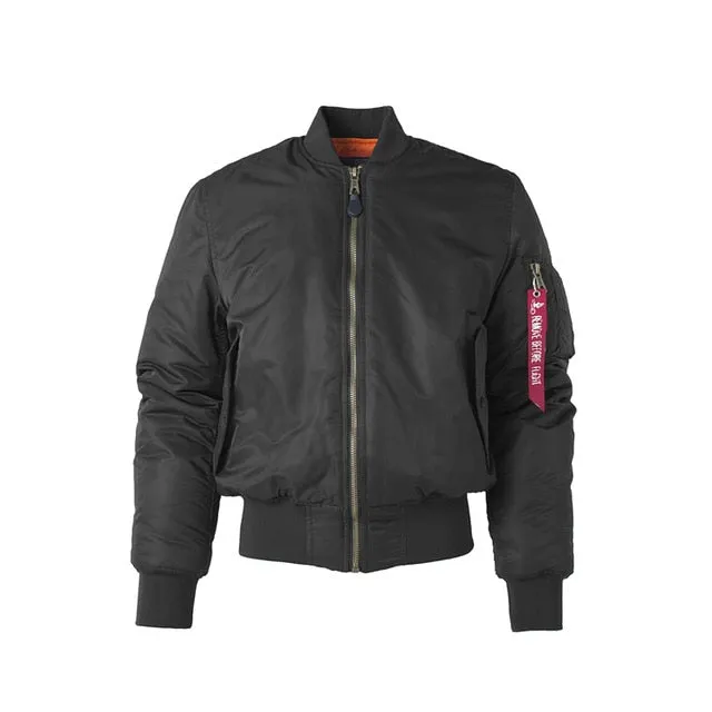 Military tactical Male Army Flight Bomber Jacket Baseball Varsity College Pilot Air Force Waterproof Winter Coat For Men