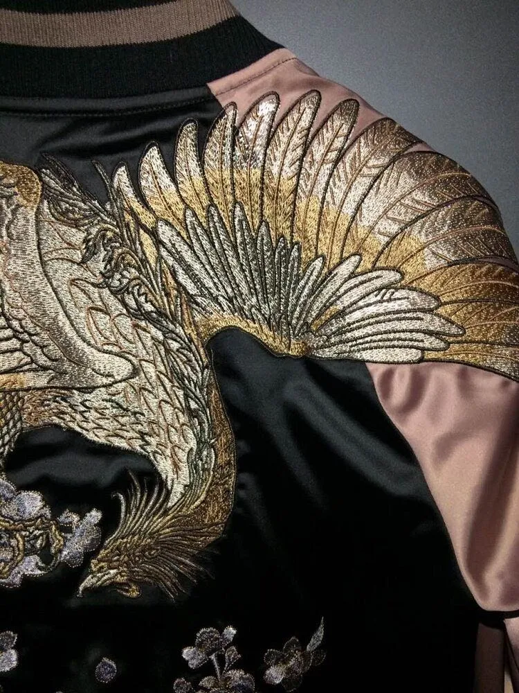 Mystical bird premium sukajan jacket