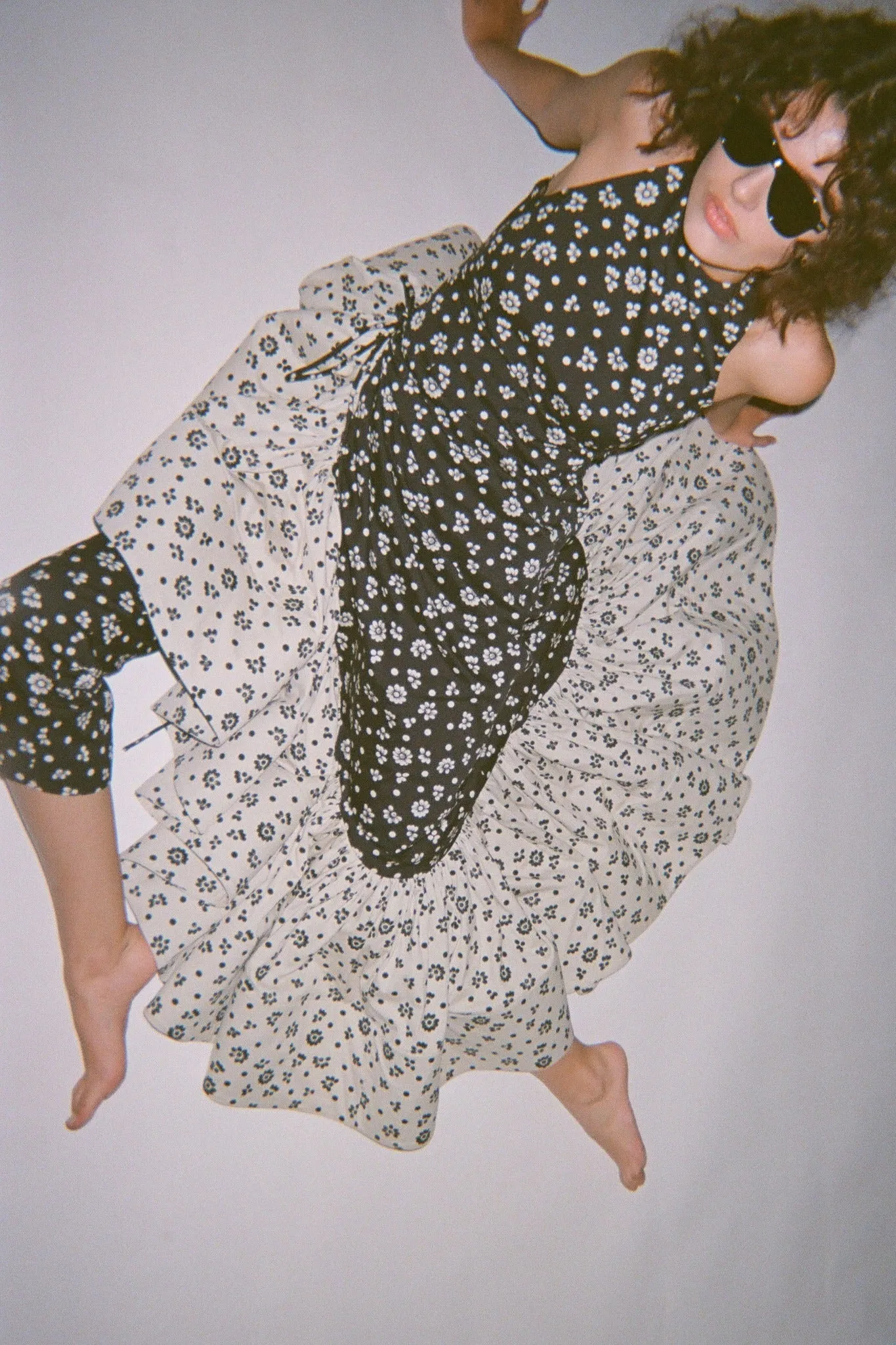 Oboe Pant in Double Faced Floral Stretch Jacquard