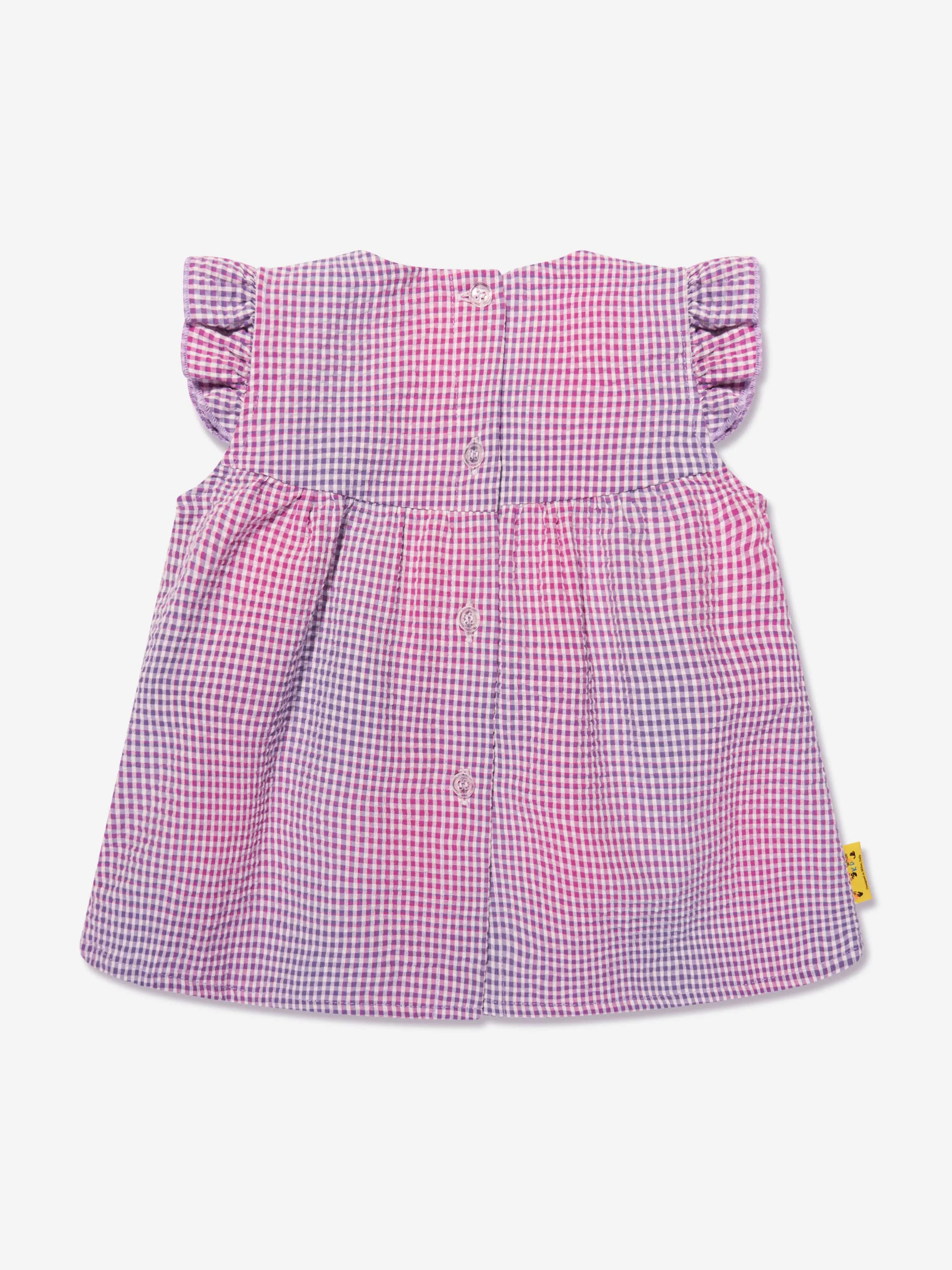 Off-White Baby Girls Off Stamp Dress With Knickers in Lilac