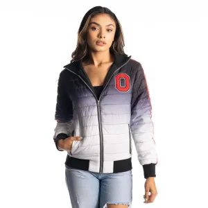Ohio State Buckeyes Ombre Puffer Jacket