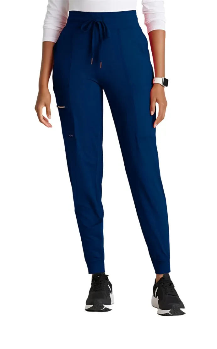 Performance Knit by Barco Pro Knit 5-Pocket Drawcord Waist Jogger Scrub Pant
