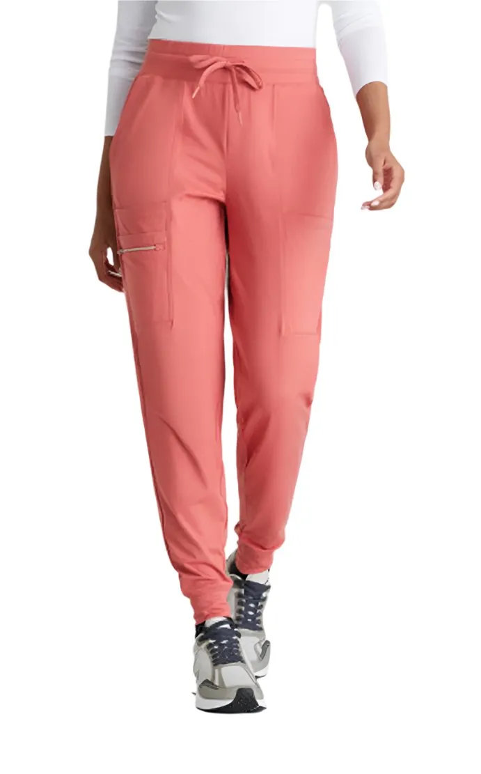 Performance Knit by Barco Pro Knit 5-Pocket Drawcord Waist Jogger Scrub Pant