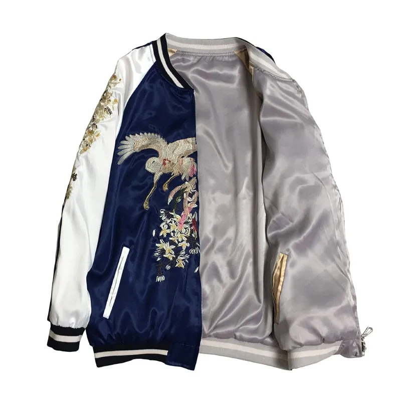 Premium 2 sided flower blossom sukajan jacket