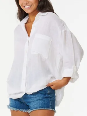 Premium Surf Holiday Long Sleeve Buttondown Shirt