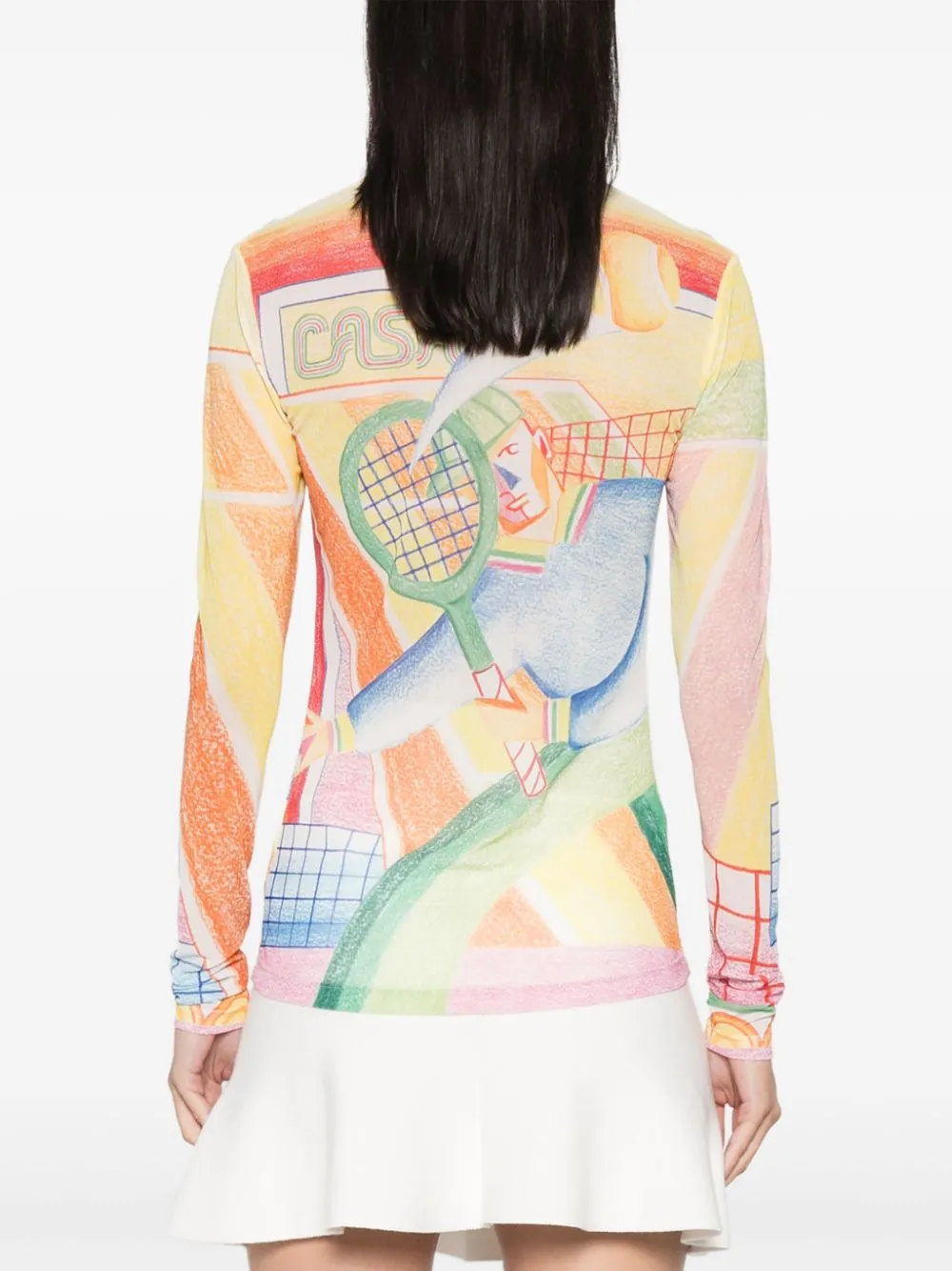 printed mesh top