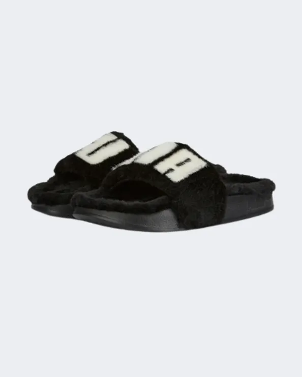 Puma Leadcat 2.0 Fuzz Women Lifestyle Slippers Black/White 38731301