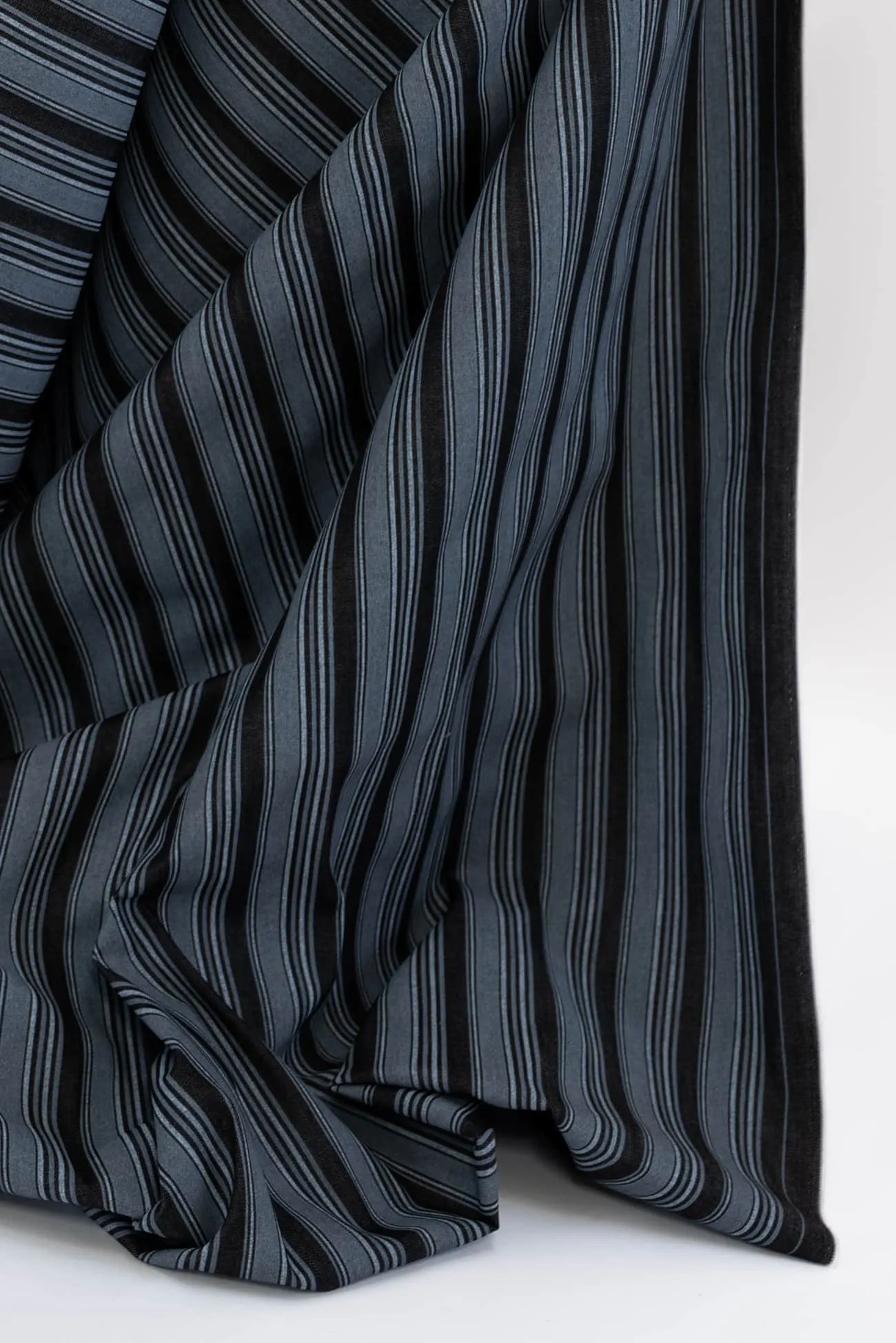 Railroad Stripe Cotton Denim Woven - ENDCUT