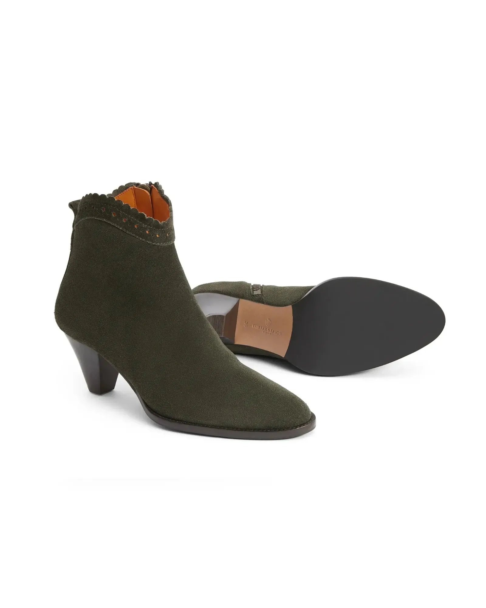 Regina Moss Green Ankle Boot