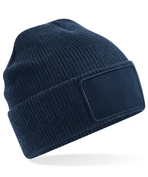 Removable patch Thinsulate beanie | French Navy