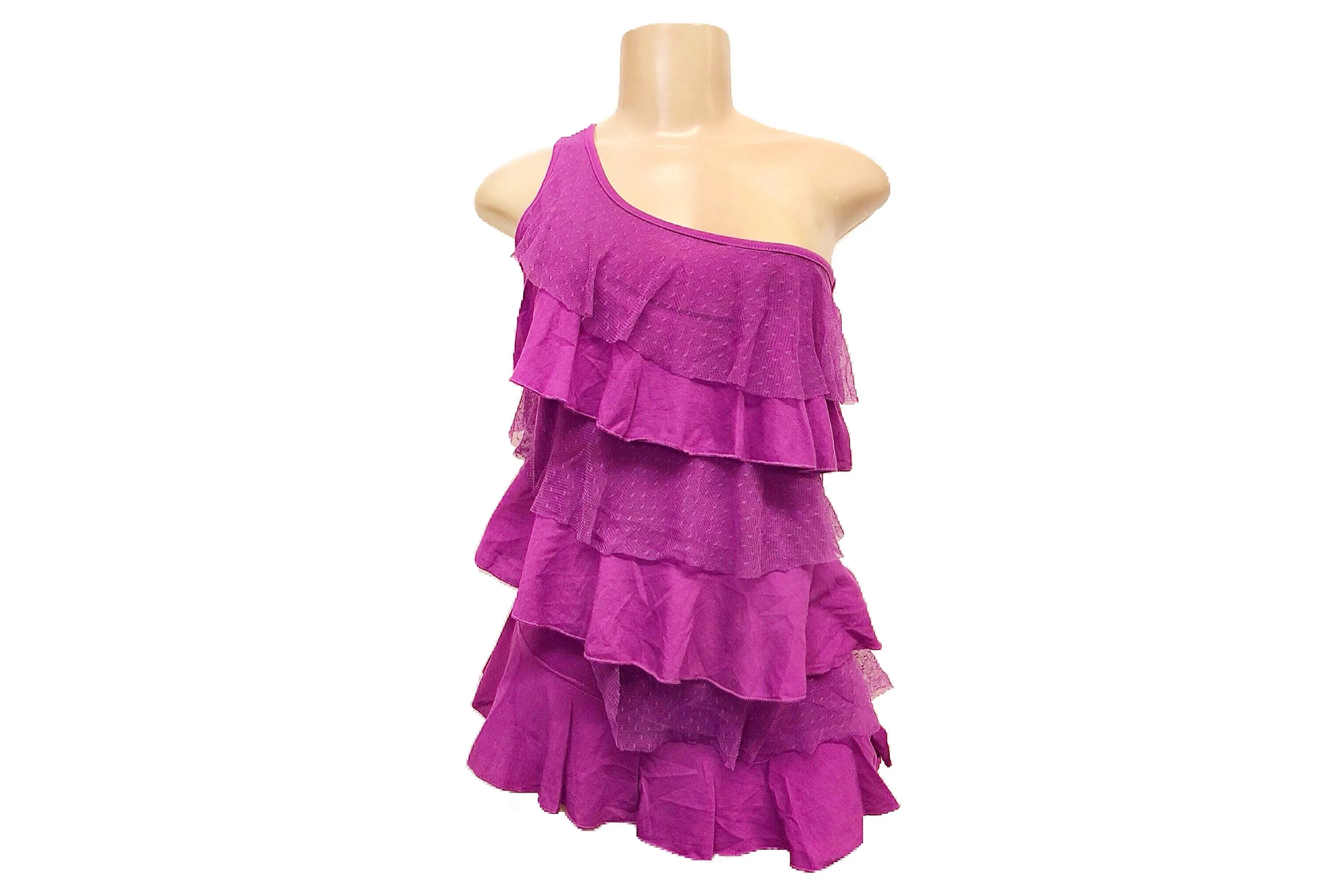 Ruffled Floral Lace Off-the-Shoulder Top