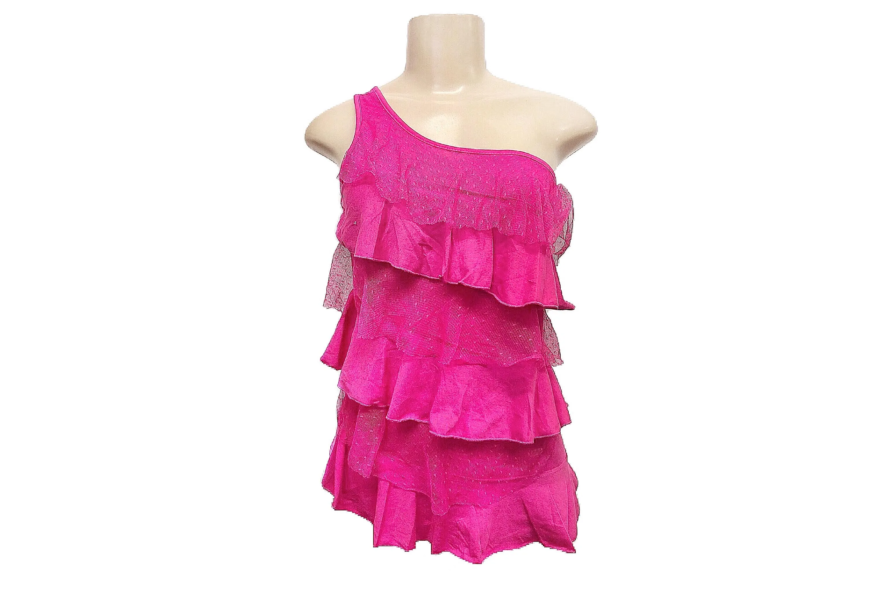 Ruffled Floral Lace Off-the-Shoulder Top