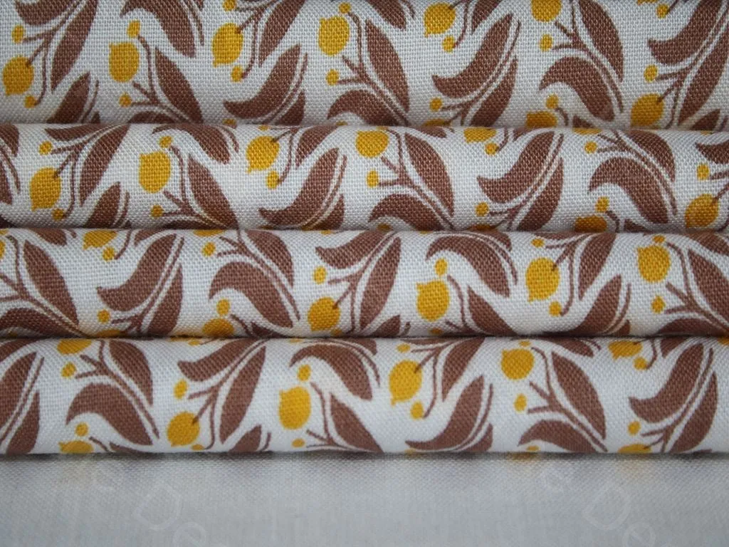 Sunny Yellow Cotton Rayon Fabric