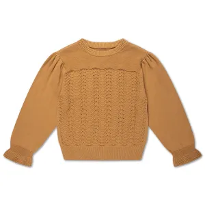 Sweater Knit Ruffle Powder