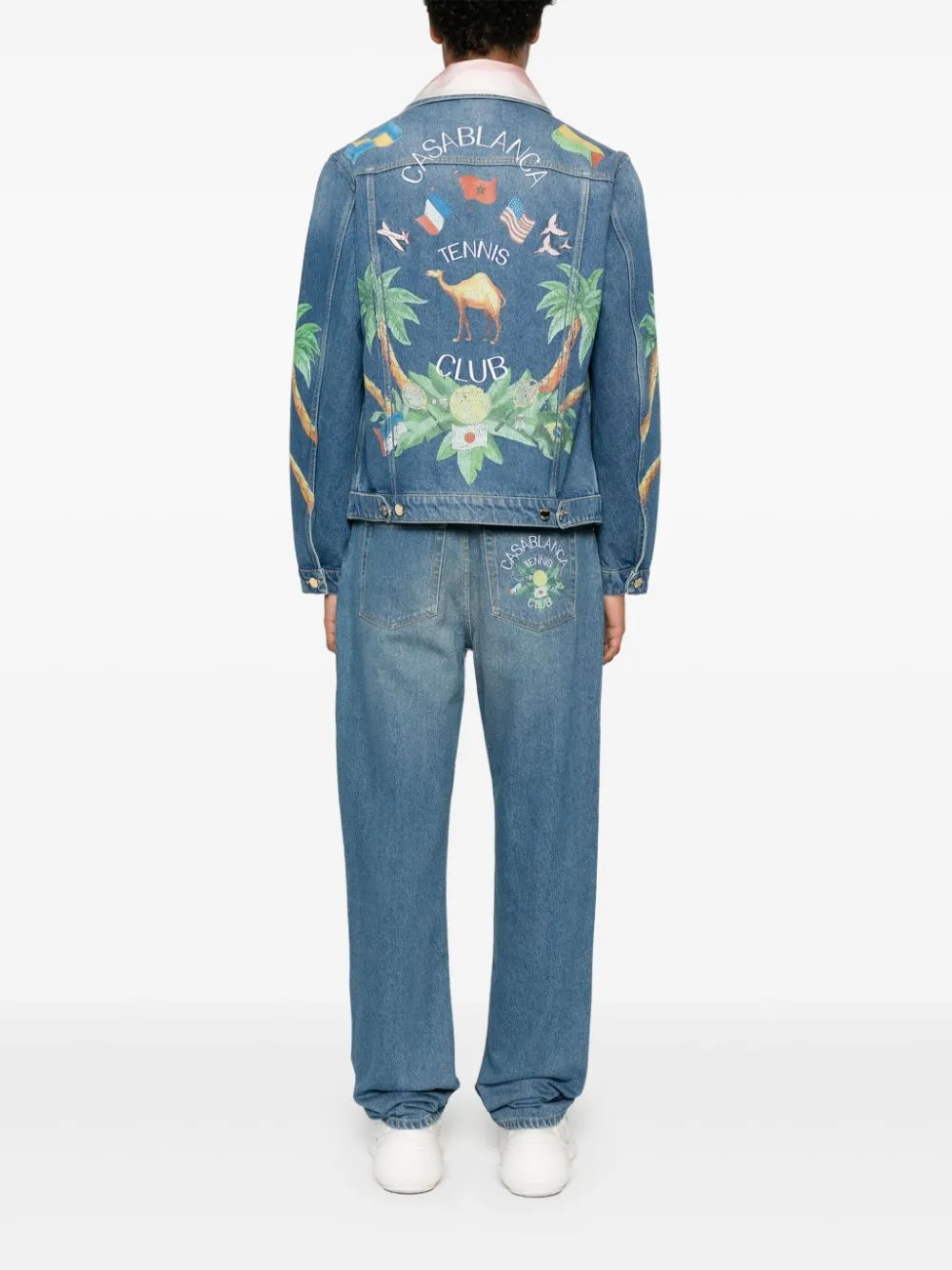 Tennis Club tapered-leg jeans