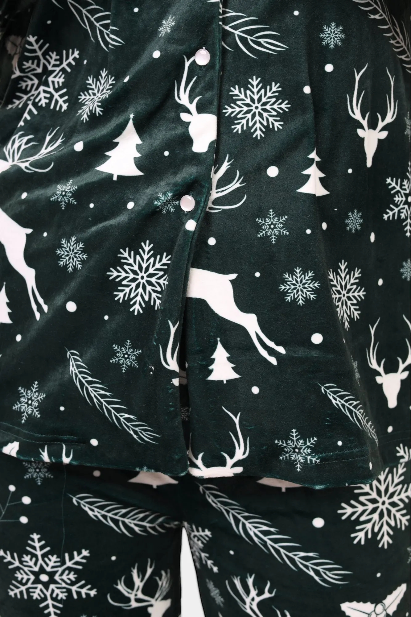 The Deer Classic pjs - Emerald Green
