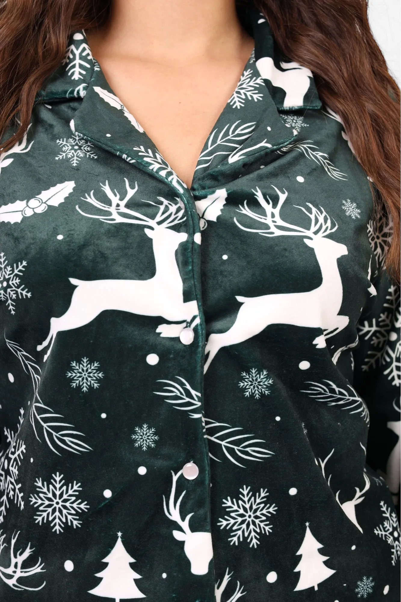 The Deer Classic pjs - Emerald Green