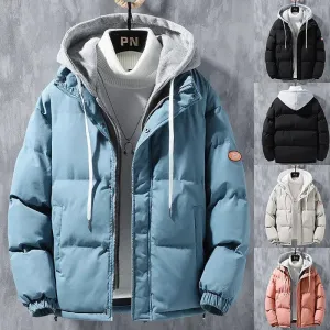 Unisex Fashion Hooded Jacket – Winter Windproof Outerwear for All