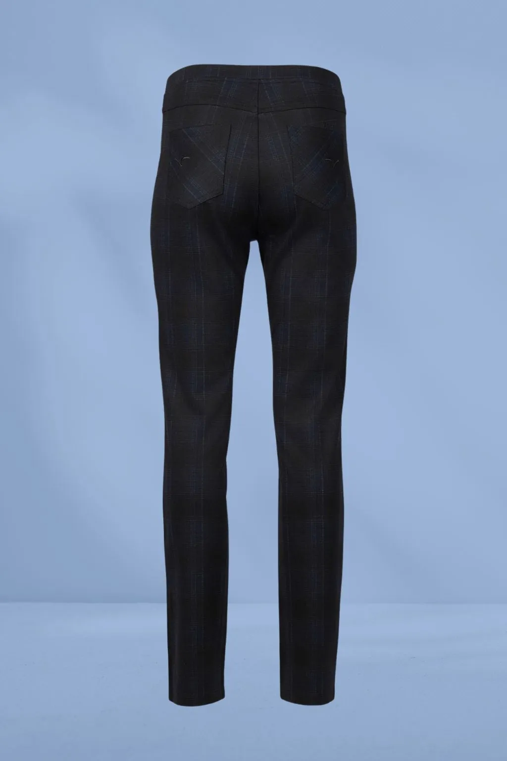 Vassalli Slim Leg Ponti Pull On Pants Neptune