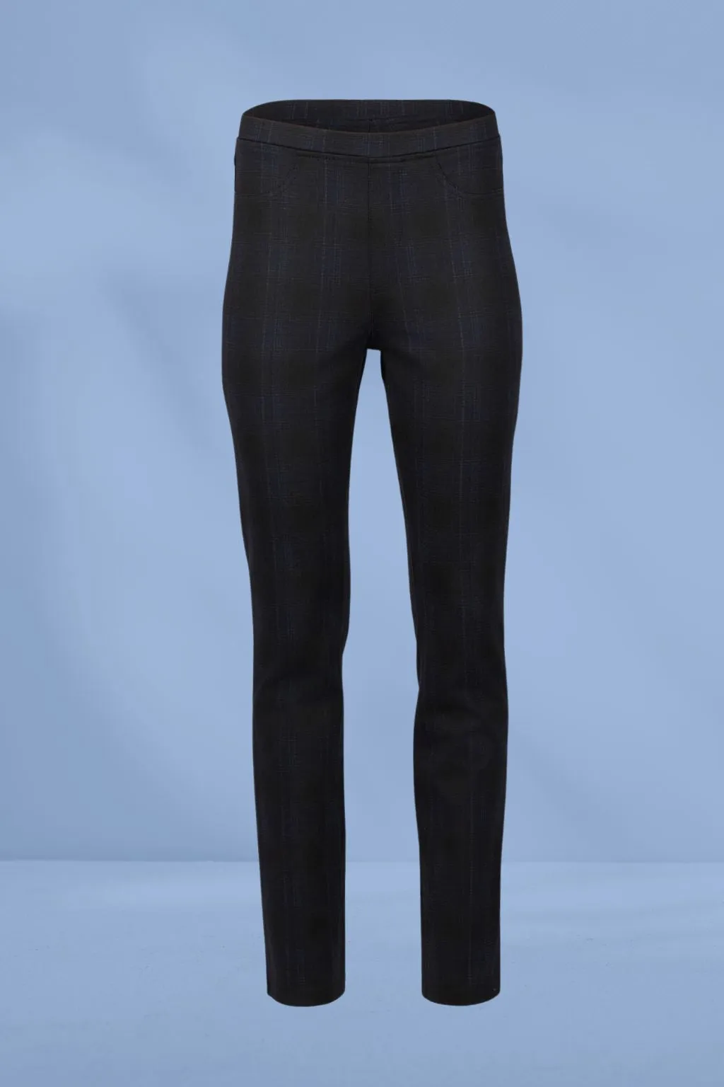 Vassalli Slim Leg Ponti Pull On Pants Neptune