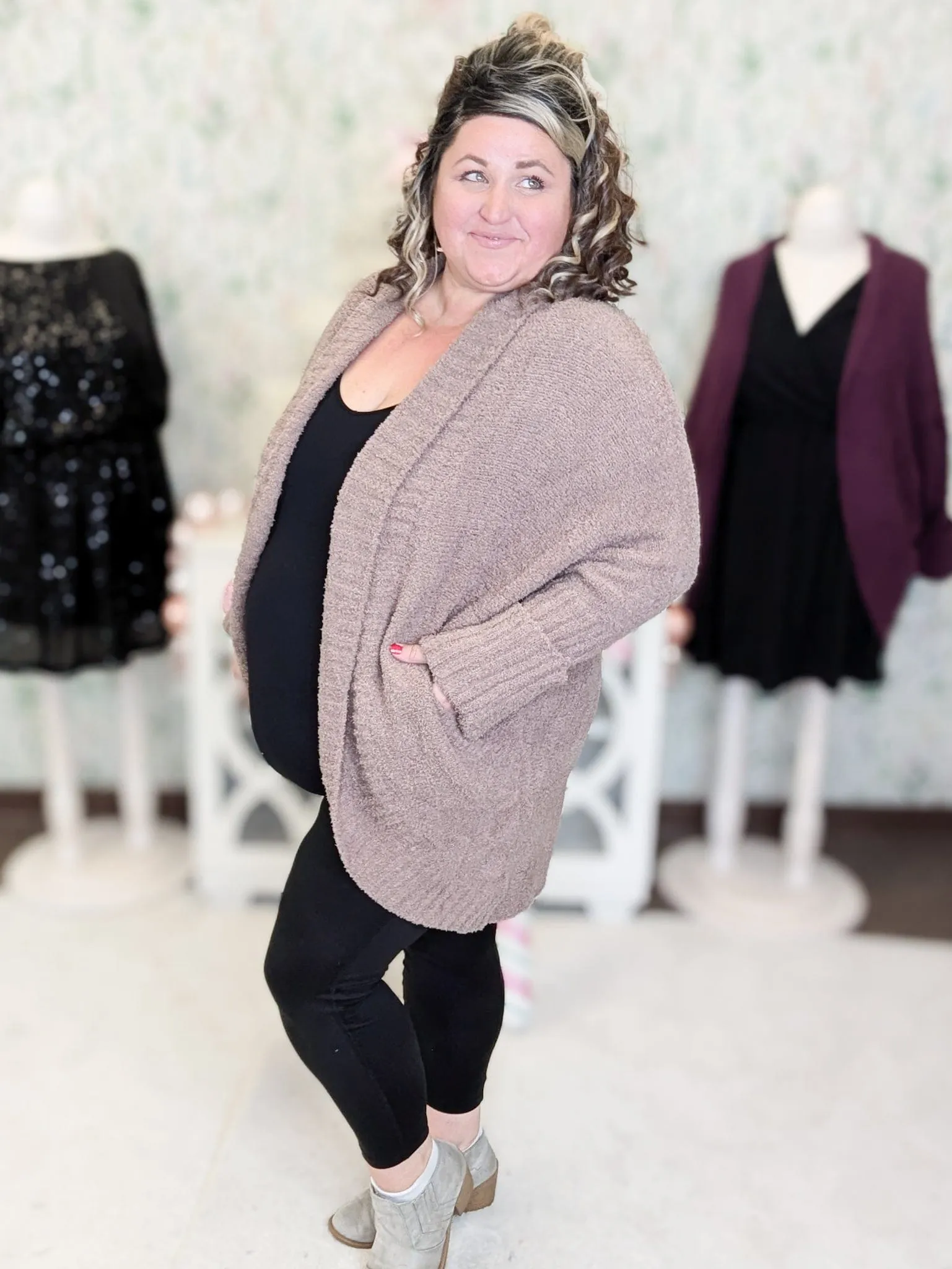 Vicki Cozy Cocoon Cardi w/Pockets (4 COLORS!)
