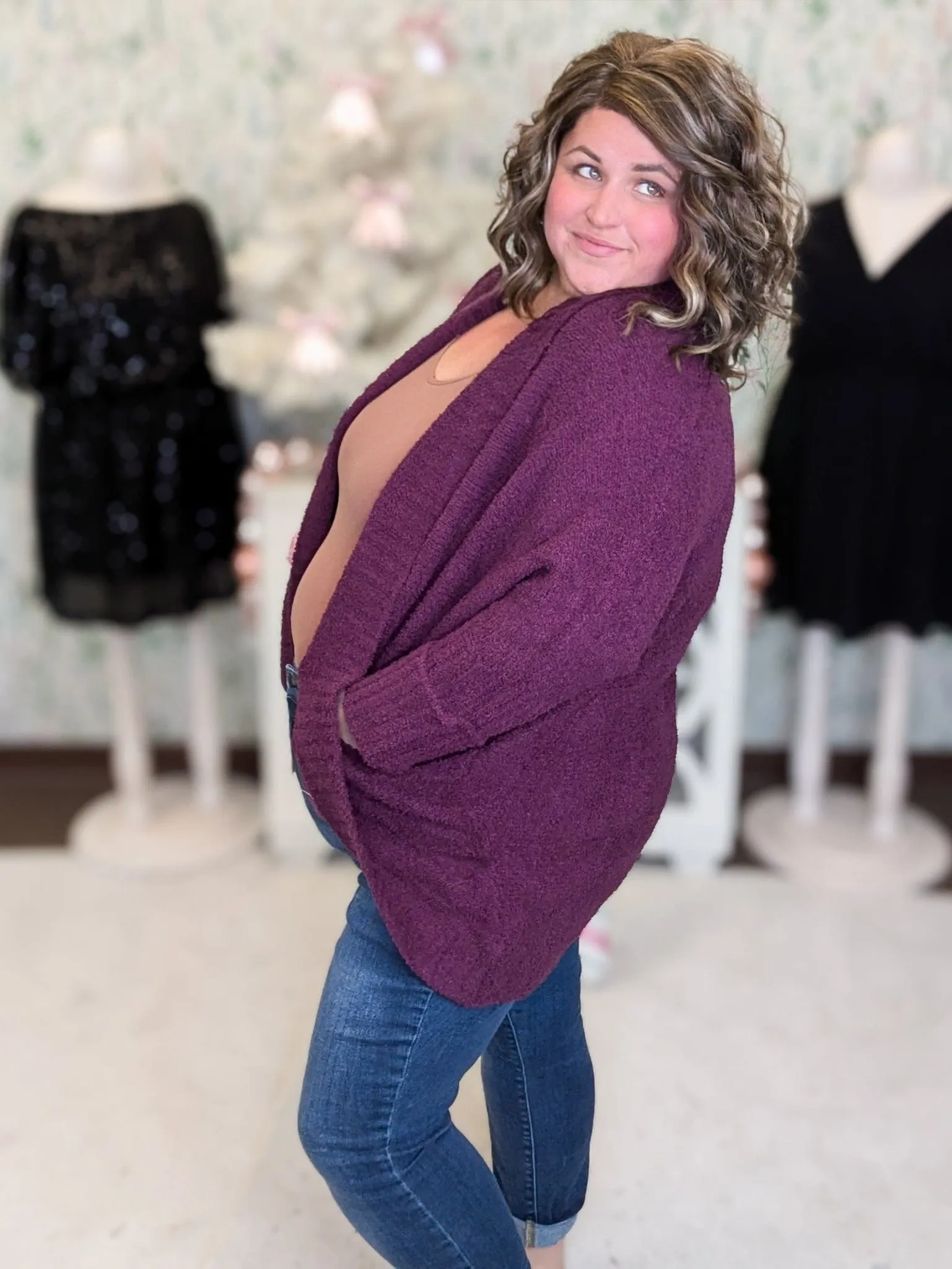 Vicki Cozy Cocoon Cardi w/Pockets (4 COLORS!)