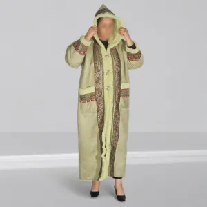 Winter Women's fur  - Pistachio color -8633