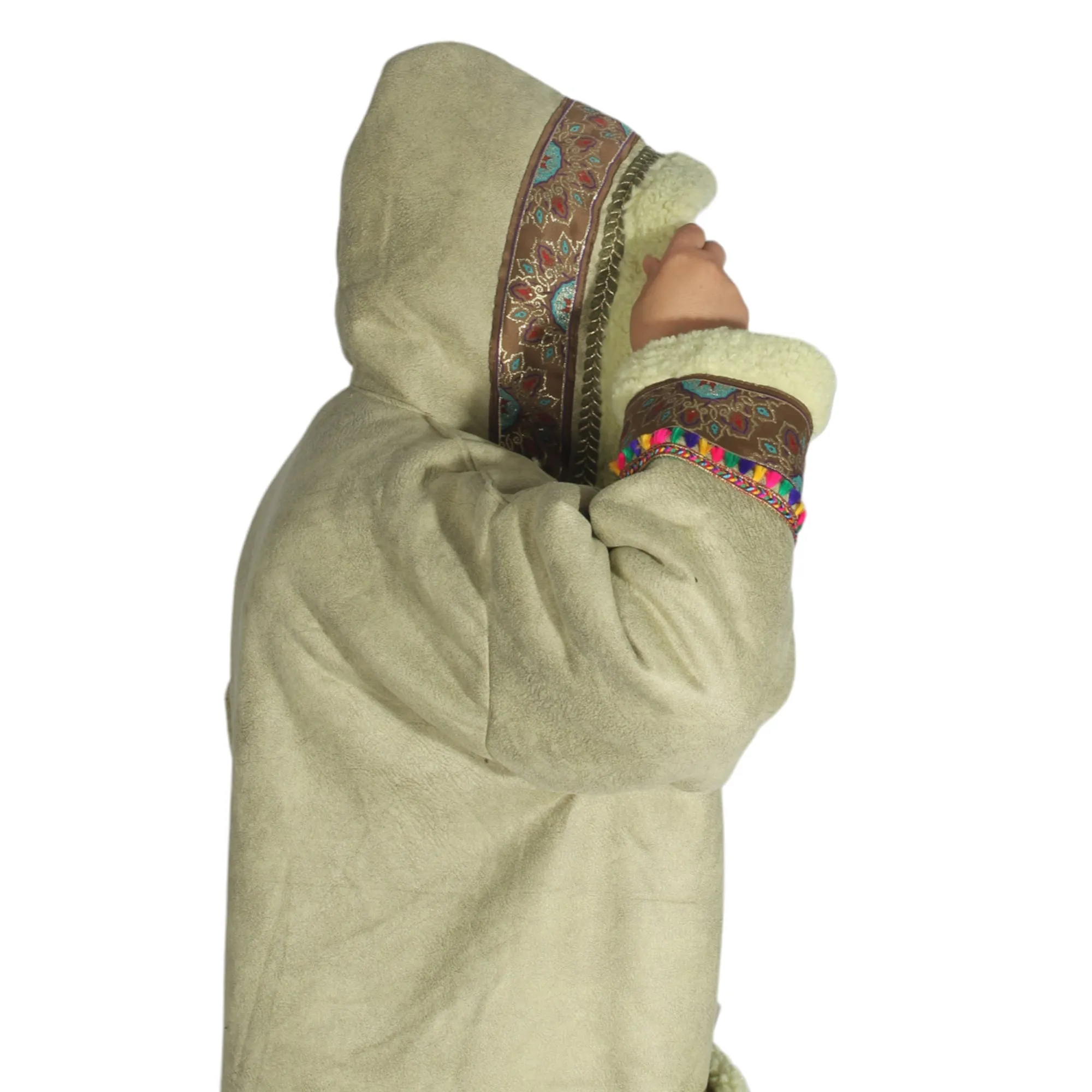 Winter Women's fur  - Pistachio color -8633