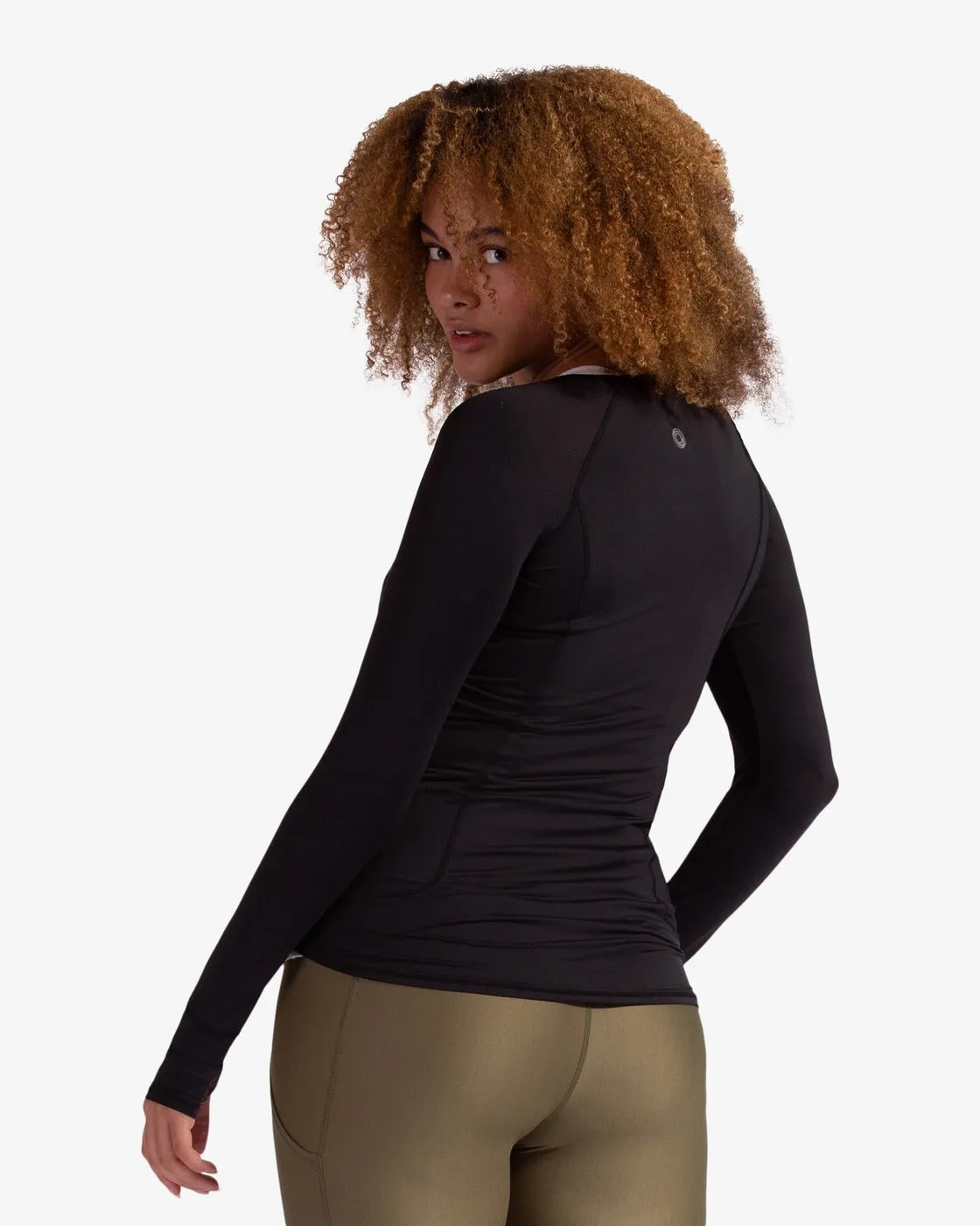 WOMEN'S FULL ZIP TOP (3010) - Black